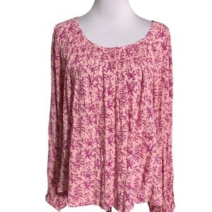 Wonderly Pink Floral Blouse